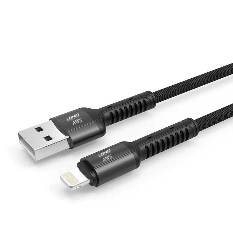 LDNIO Aluminum Alloy Kevlar USB to Lightning Fast Charging Cable