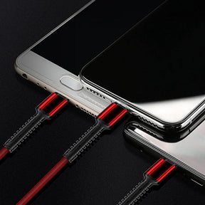 LDNIO 3-in-1 USB Charging Cable (1.2M) - Add-on™ Store