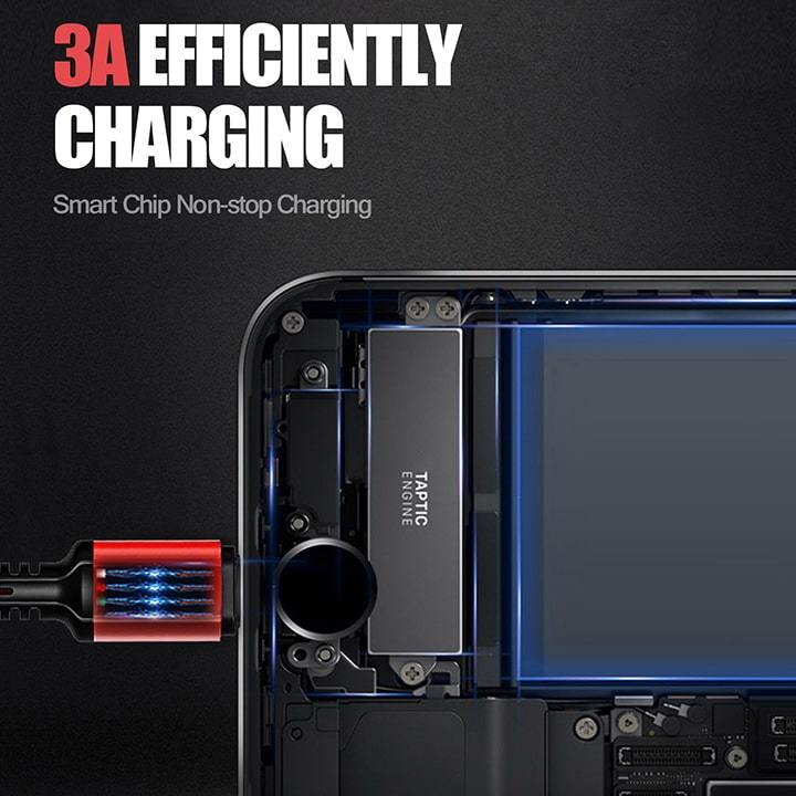 LDNIO 3-in-1 USB Charging Cable (1.2M) - Add-on™ Store