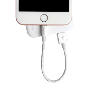 VOKAMO Lightning to USB Braided Rope Cable (7 Inch) - Add-on™ Store