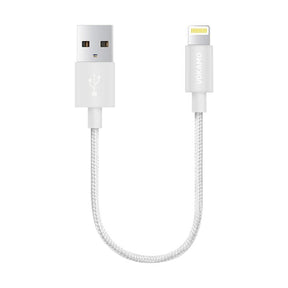 VOKAMO Lightning to USB Braided Rope Cable (7 Inch) - Add-on™ Store
